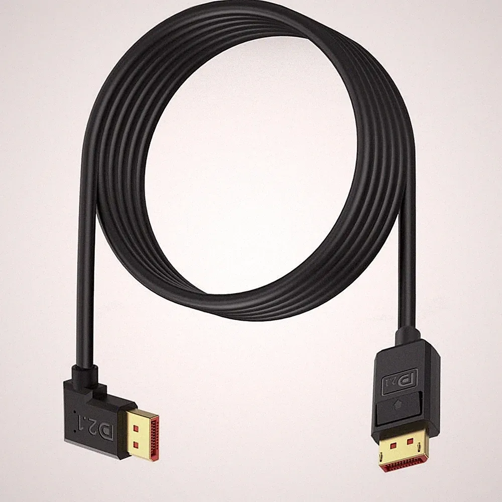 52Gbps DisplayPort 2.1 Cable 6ft 16K@30Hz/8K@120Hz/4K@240Hz Gaming Monitor