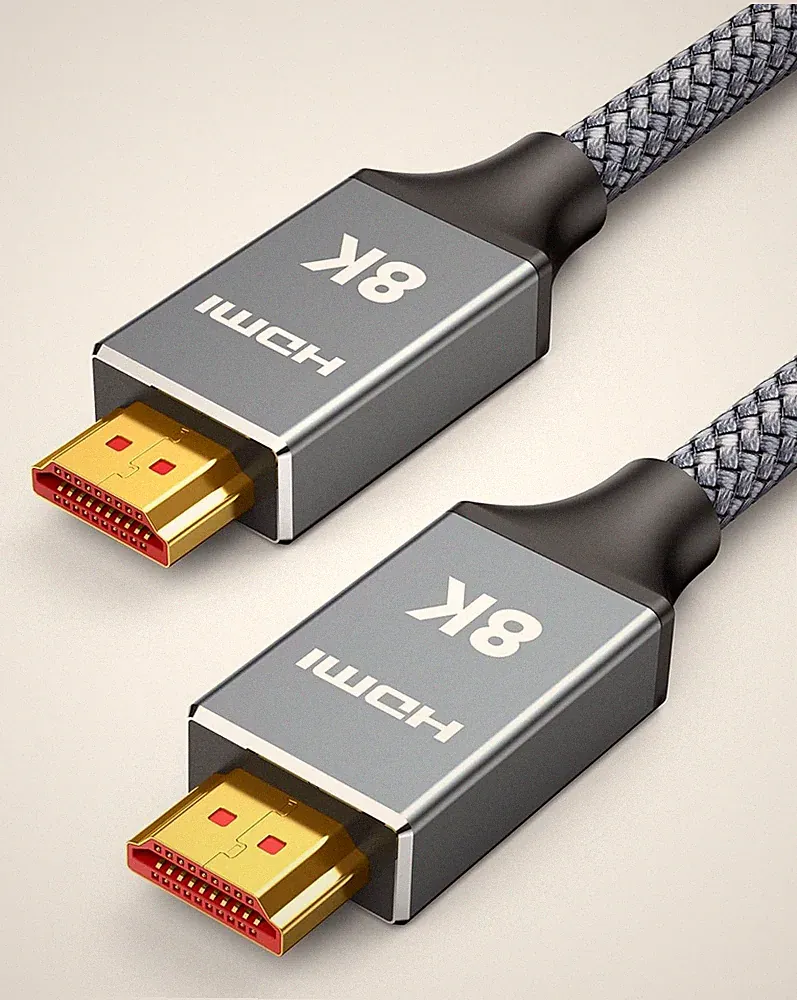 6.6Ft 8K 4K@120Hz HDMI Cable 2.1, 48Gbps High Speed Cord for PS5/4, TV, Gaming C