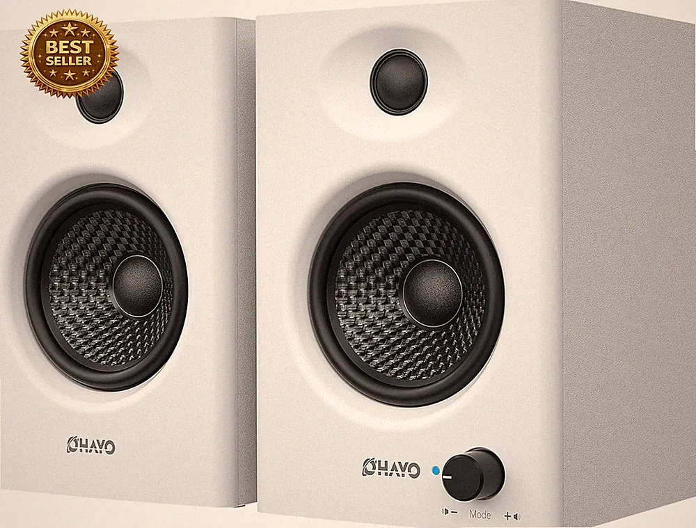 60W Computer Speakers for Gaming and Music, Active Bluetooth 5.3, Stereo 2.0 Spe