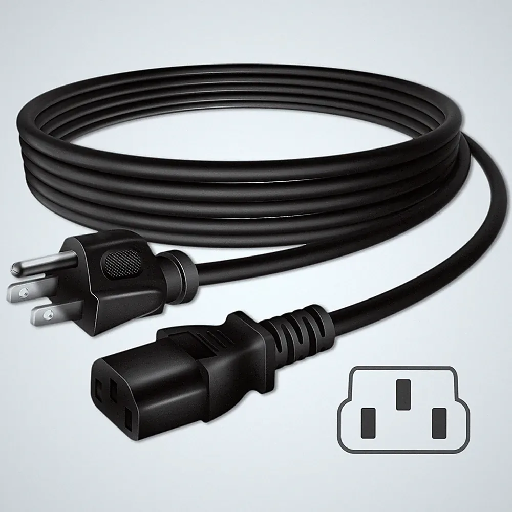 6ft UL AC Power Cord Cable for Dell Alienware AW2720HF 27" gaming monitor PSU