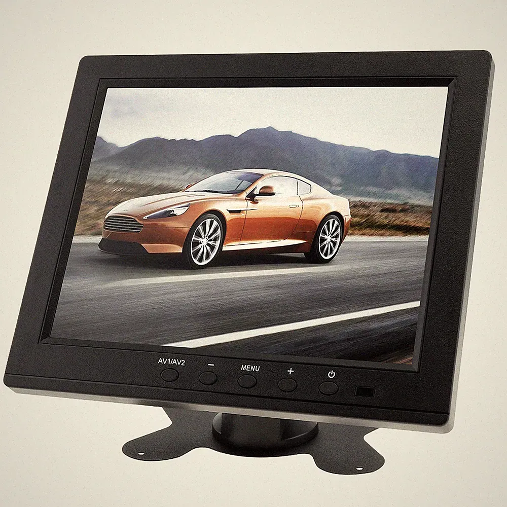 8" LCD CCTV Monitor PC Screen USB Power HDMI 1080P AV/RCA/VGA/BNC for Raspberry