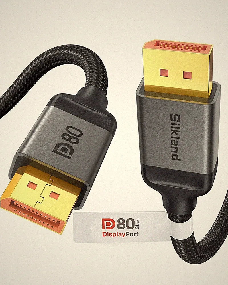 80Gbps DisplayPort Cable 2.1 3.3FT [VESA Certified], [8K240Hz, 4K540Hz 360Hz...