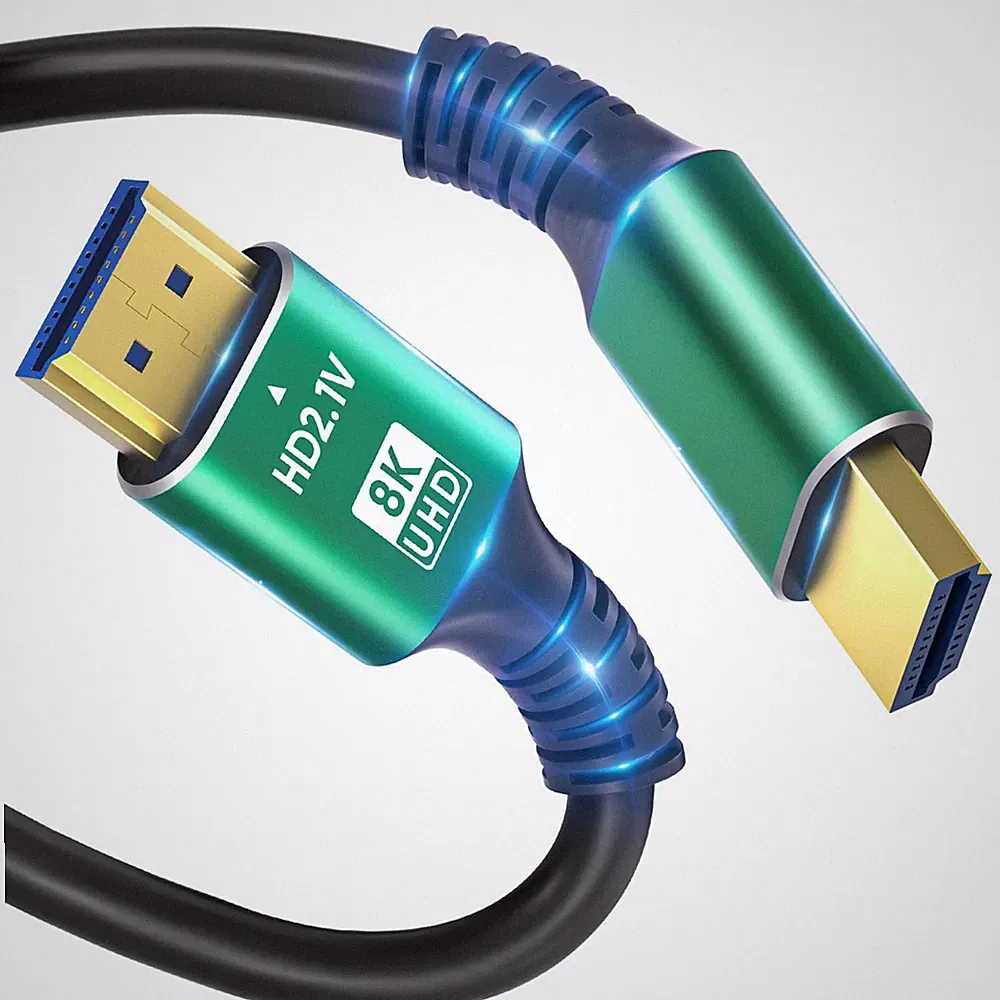 8K Hdmi Cable 1.5Ft Ultra High Speed HDMI 2.1 Cable 4K@120Hz 8K@60Hz 48Gbps Gold