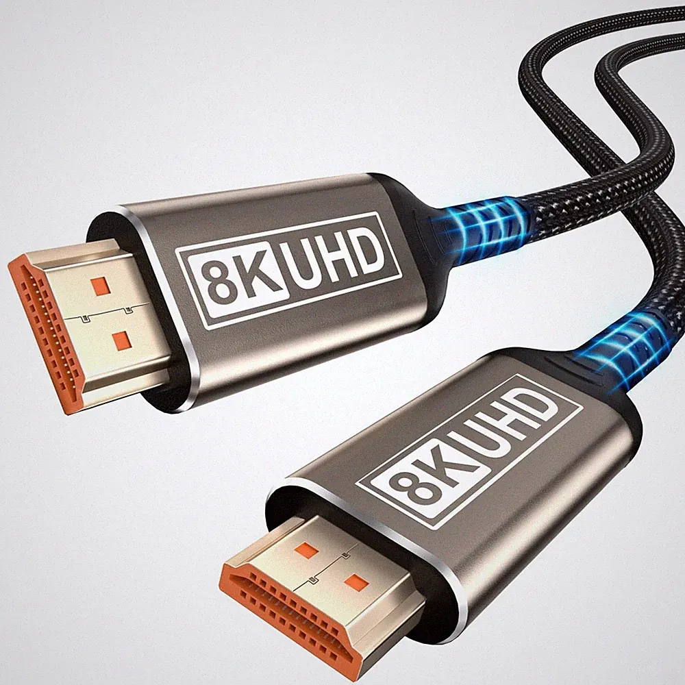 8K Long HDMI Cable 20FT, Ultra High Speed HDMI 2.1 48Gbps Cable, 8K@60Hz, 4K@120