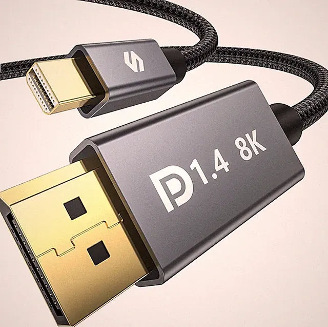 8K Mini Displayport to Displayport 1.4 Cable, [8K@60Hz, 4K@144Hz