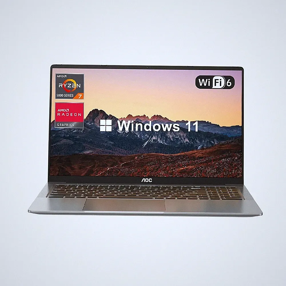 【90% New】aoc 16" Game Laptop AMD R7 7735HS 16GB 512GB SSD WIFI Windows 11 PRO