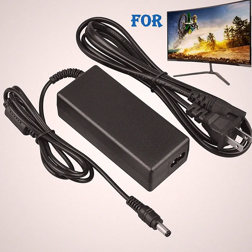 AC Adapter For Acer AOPEN 27HC5UR Pbmiipx Sbmiiphx bmiipx Curved Gaming Monitor