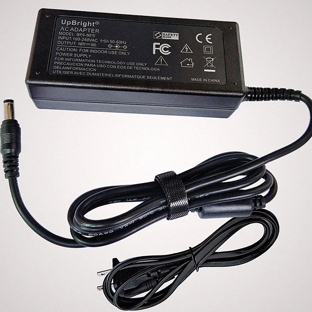 AC/DC Adapter For Crua CR320QWM 32" 2K LED Curved Gaming PC Monitor Power Supply