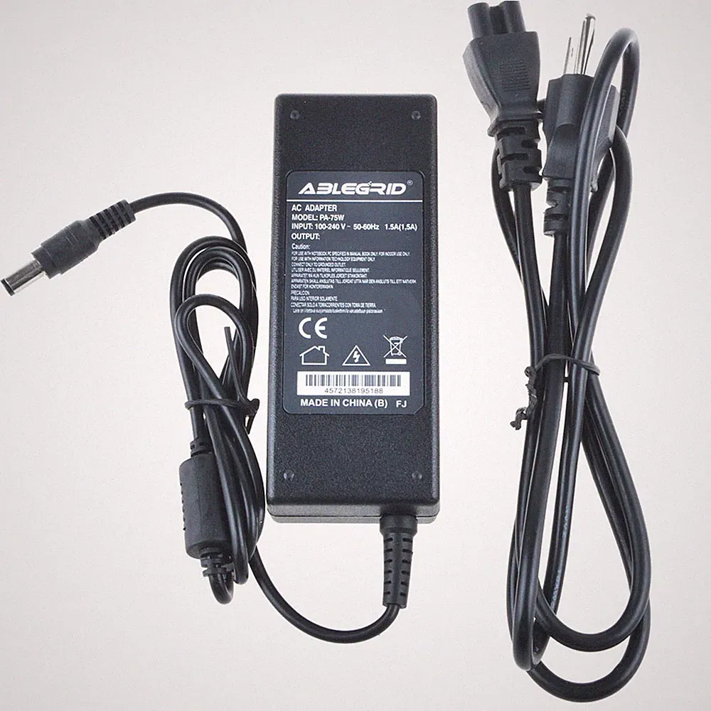 AC Adapter For HP Pavilion Gaming 32 32q 32-inch W9S97AA Monitor Charger Power