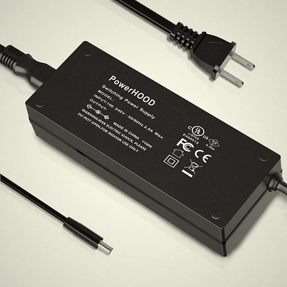 AC Adapter For KTC 32" 4K 165Hz Gaming Monitor H32P22P 19V DC Power Supply Cord