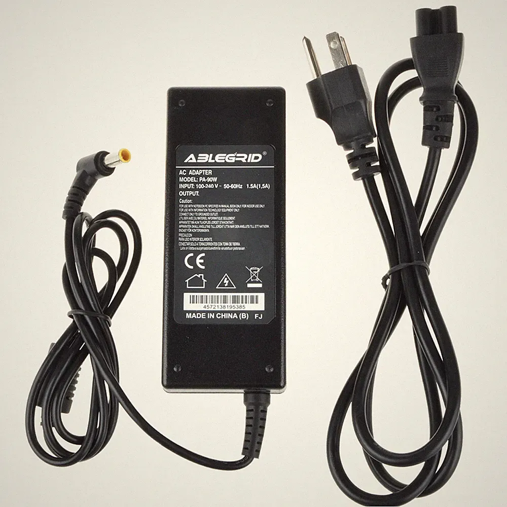AC Adapter for LG UltraGear 27GN800-B 27" LED Gaming Monitor Power Supply Cord