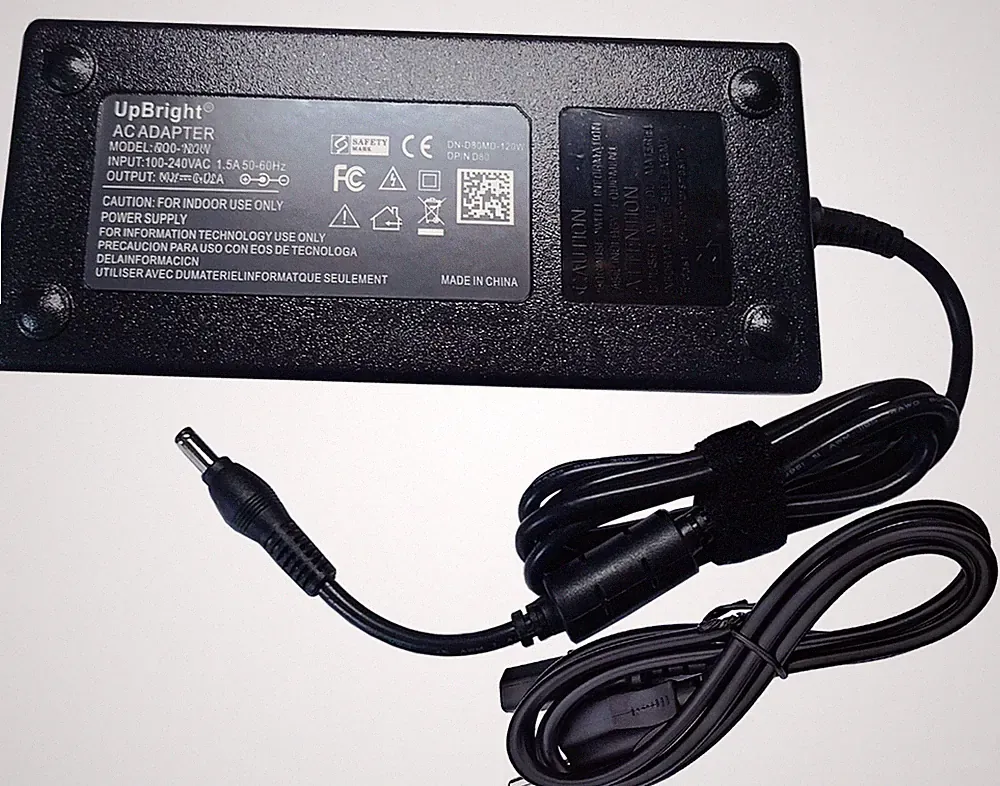 AC Adapter For SANSUI ES-27G2 27" FHD LED 240Hz Gaming Monitor YD-ZR2400500A-6A