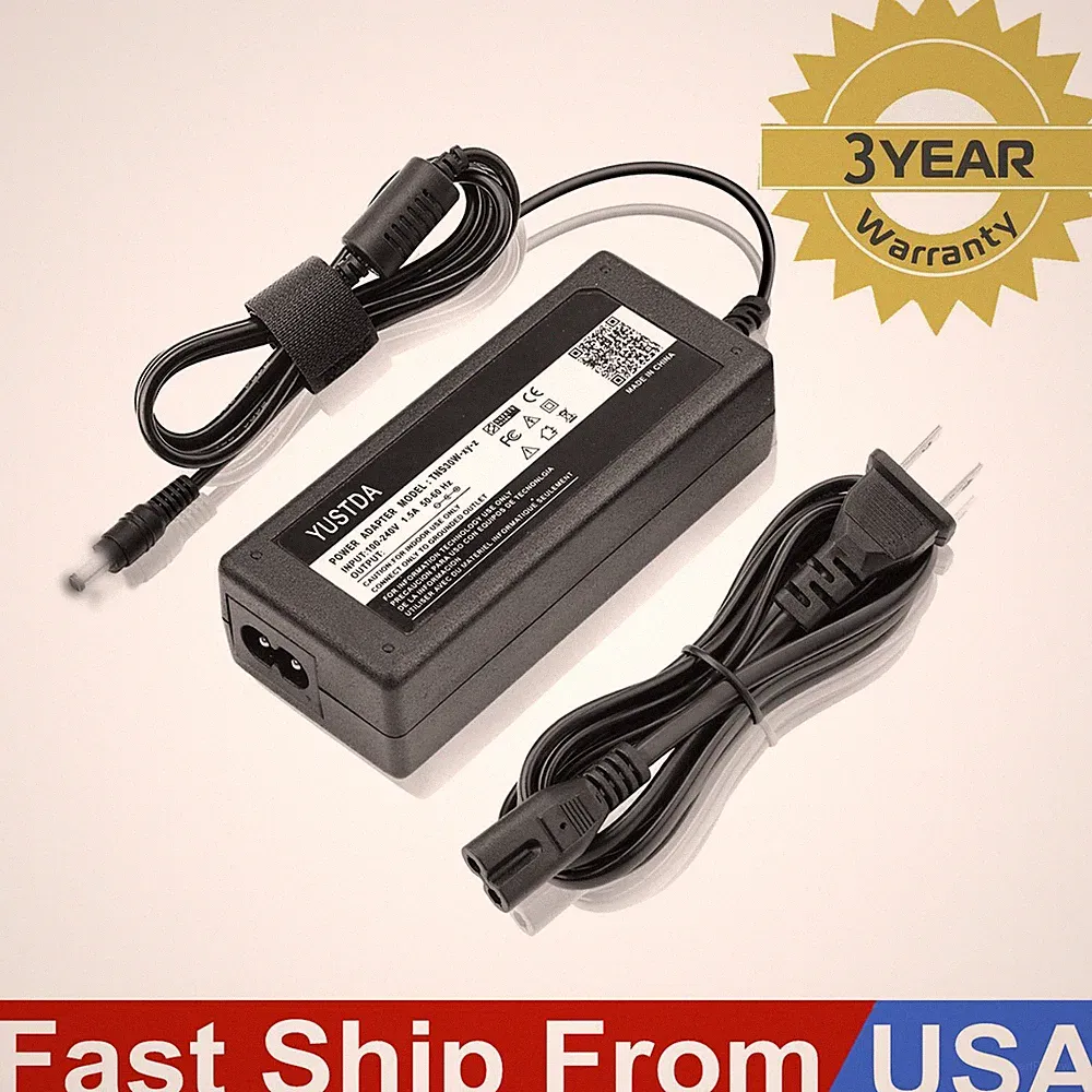 AC Charger for Viotek GNV32DBE VTK-GNV32DBE 4K Curved Gaming Monitor Power Cord