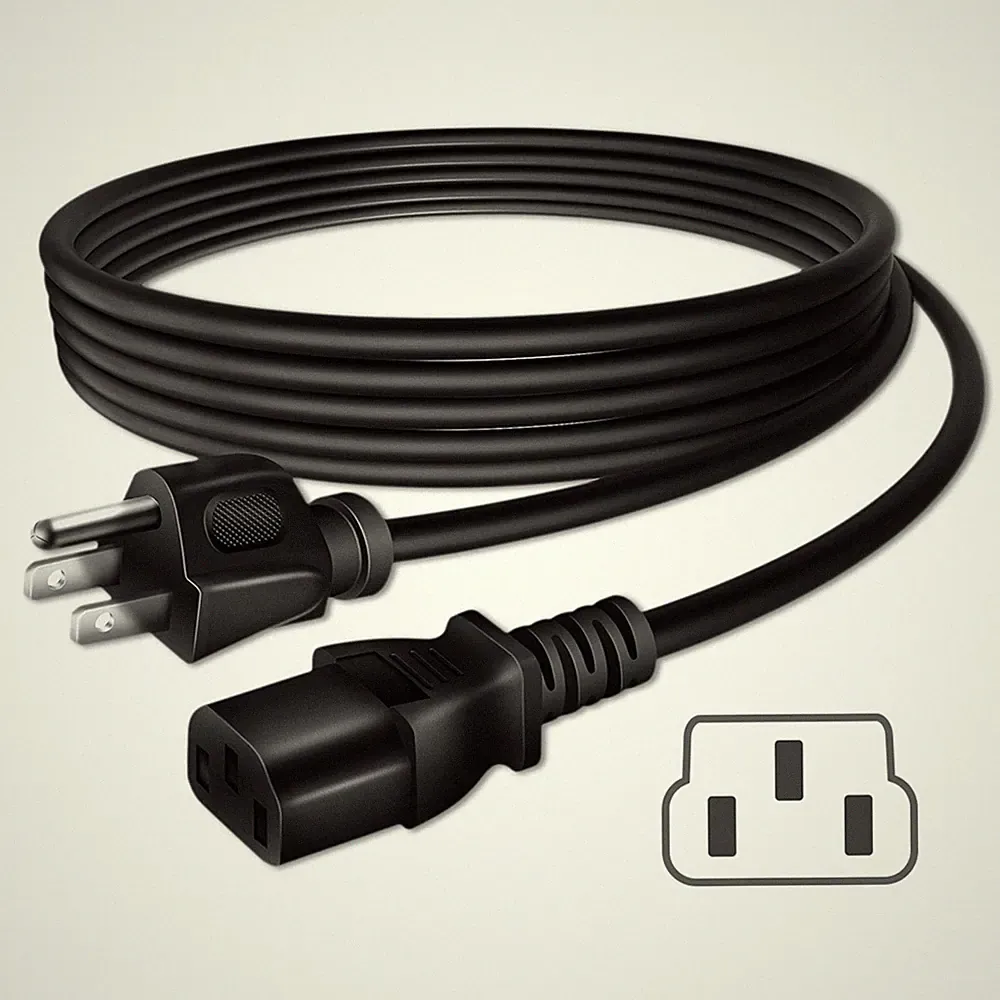 AC Power Cord For MSI MAG 245F X24 MAG245FX24 24-inch Gaming Monitor