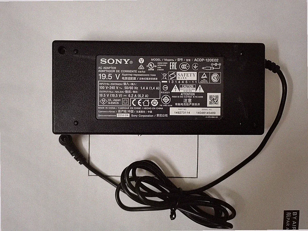 ACDP-120E02 19.5V 6.2A For Sony OLED SDM-27Q10S Gaming Monitor 120W Adapter OEM