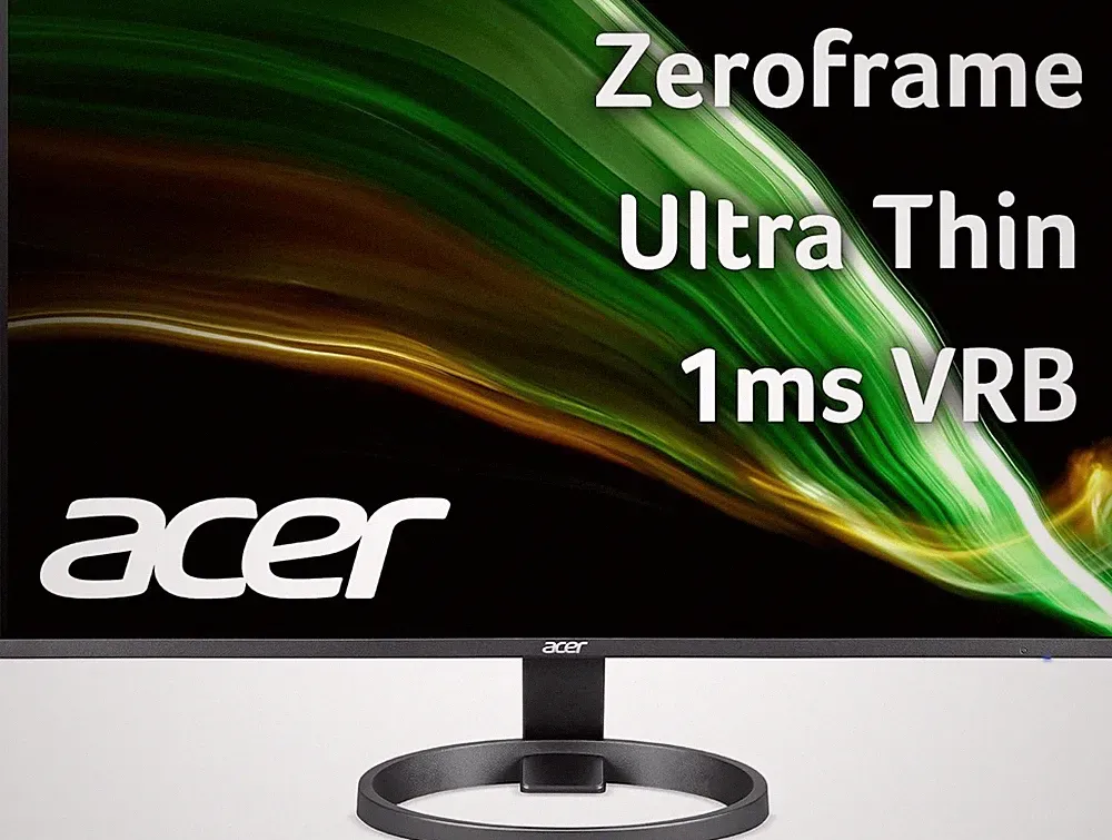 Acer 23.8" Gaming Office Monitor IPS FullHD Zero-Frame Refurbished