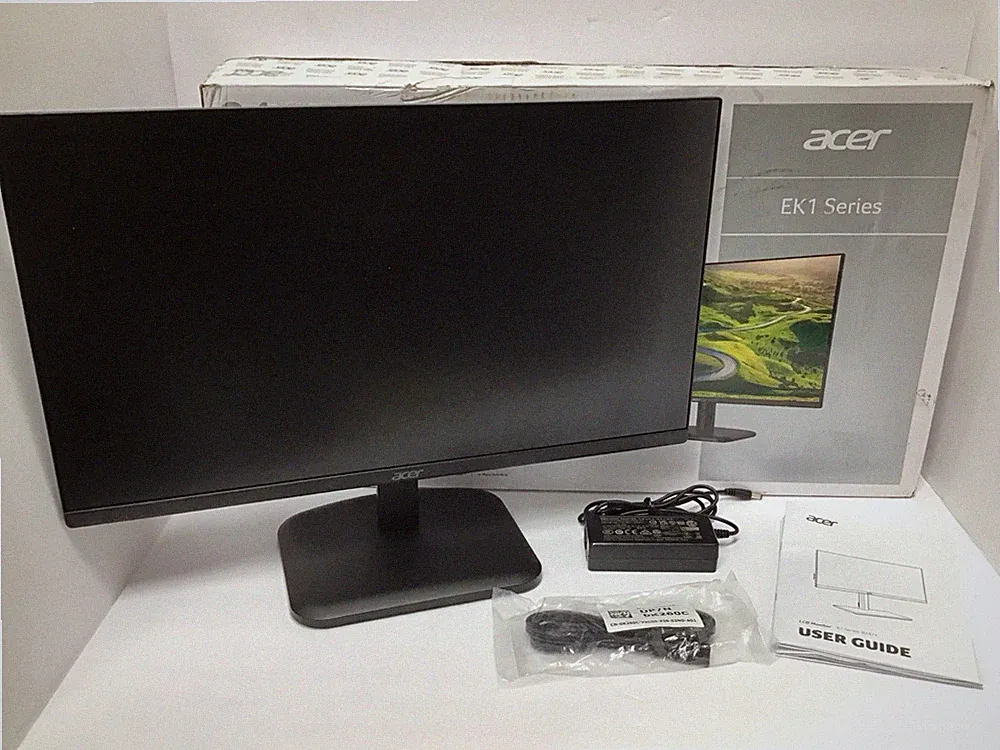 Acer 24" Gaming Monitor IPS FHD 1080P 100Hz 1ms Freesync EK241Y EBI UM.QE1AA.E01
