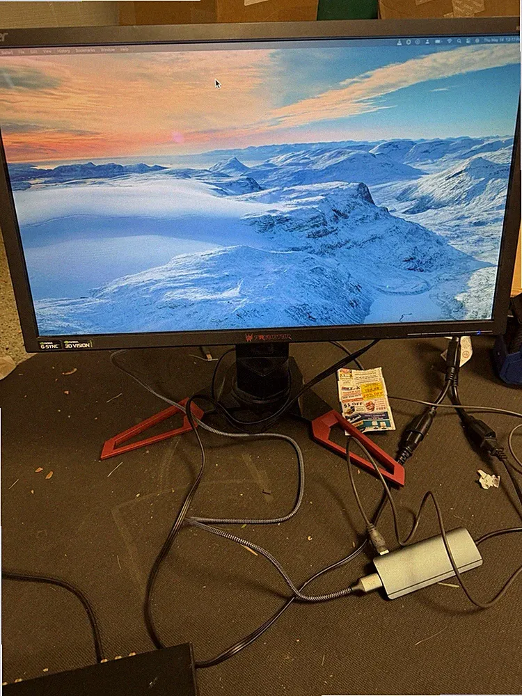 ACER 24" Predator 1080P XB241H Gaming Monitor Nvidia G Sync 180hz Used