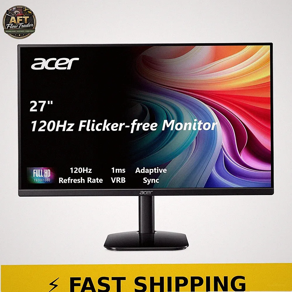 Acer 27 Inch KB272 FHD Monitor - 120Hz, FreeSync, 1ms Response