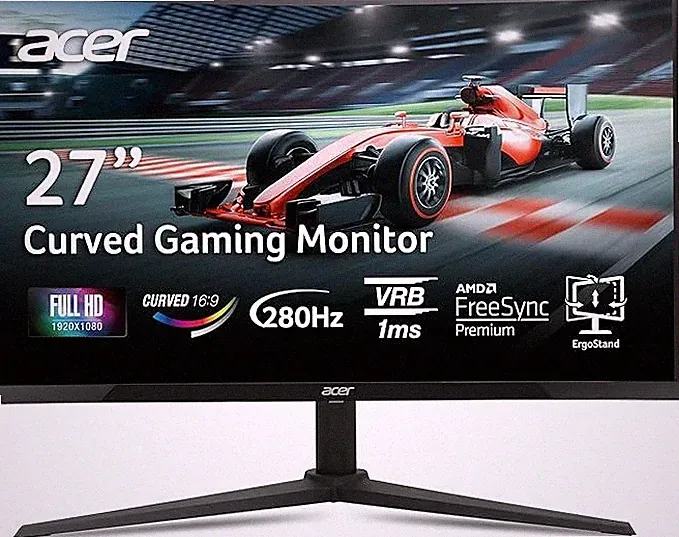 Acer 27" Nitro XZ270 Monitor FHD 1920x1080 240Hz 250Nit 1ms 75x75 Refurbished