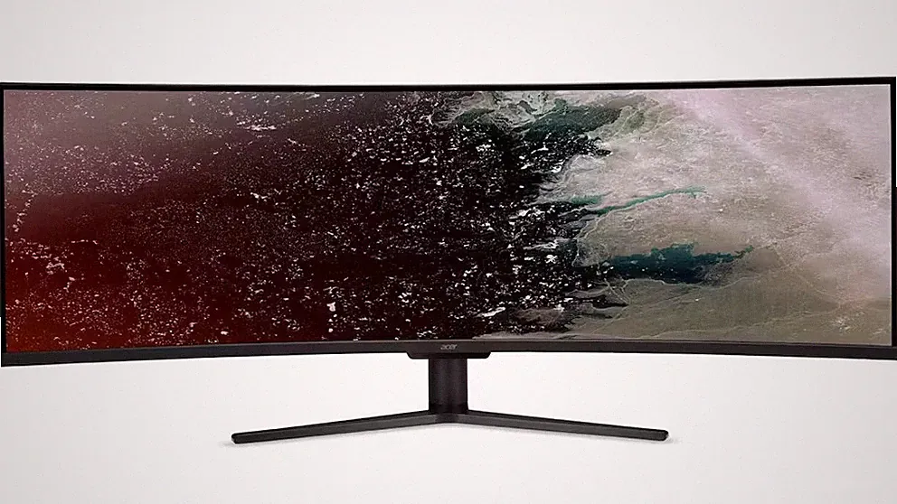 Acer 49" Curved Gaming Monitor EI491CR 3840x1080 4ms 144Hz