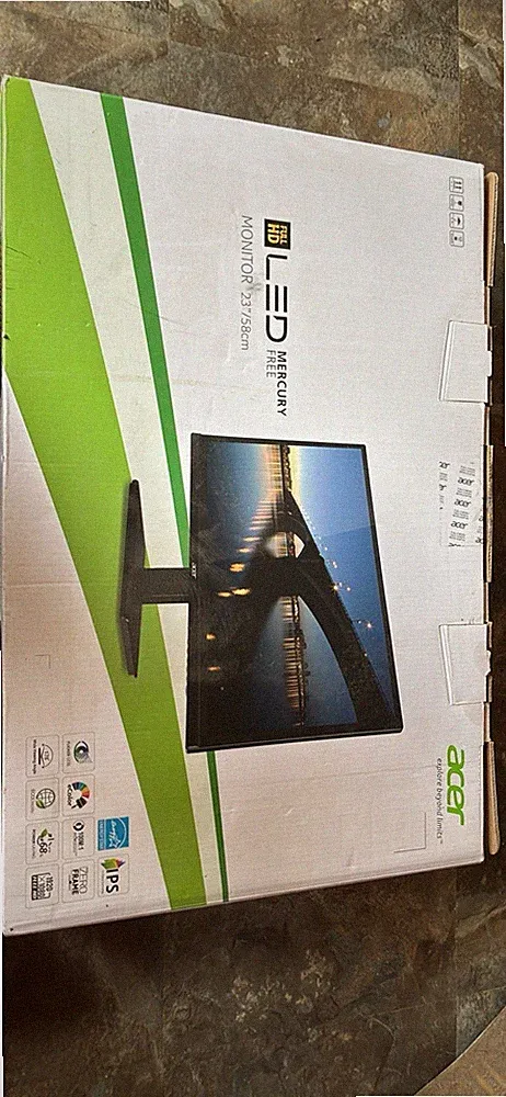 Acer Computer Monitor- In Box But Opened Never Used As Far As I Know