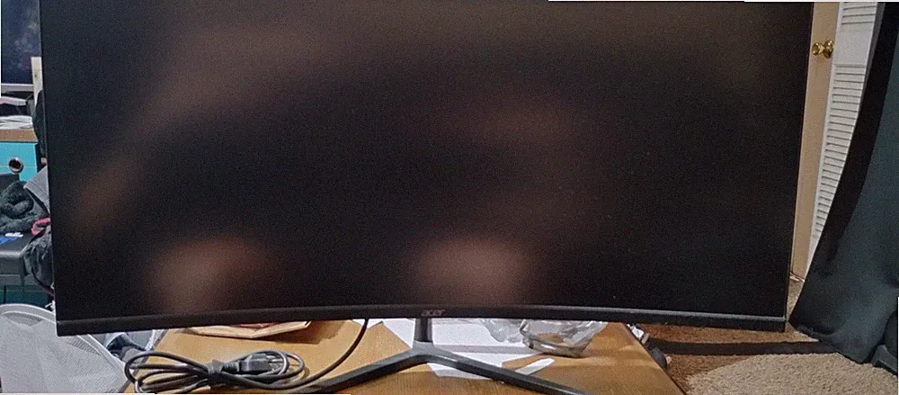 Acer EI342CKR Pbmiippx 34" QHD VA Gaming Monitor - Black Ultra wide Monitor 21:9