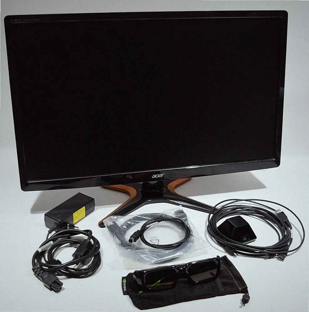 Acer GN246HL 24 inch LED 1920x1080 144Hz 1ms Gaming Monitor W/3d Vision Bundle