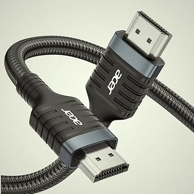 Acer HDMI 2.1 Cable 2FT (8K@60Hz,4K@120Hz) 48Gbps High-Speed Braided Cord