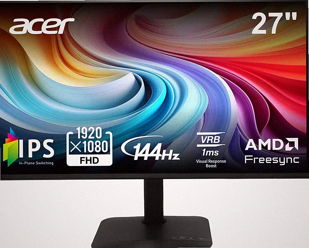Acer - KA272 P6bi 27IPS LED Full HD AMD FreeSync Monitor - Up to 144Hz, 1ms...