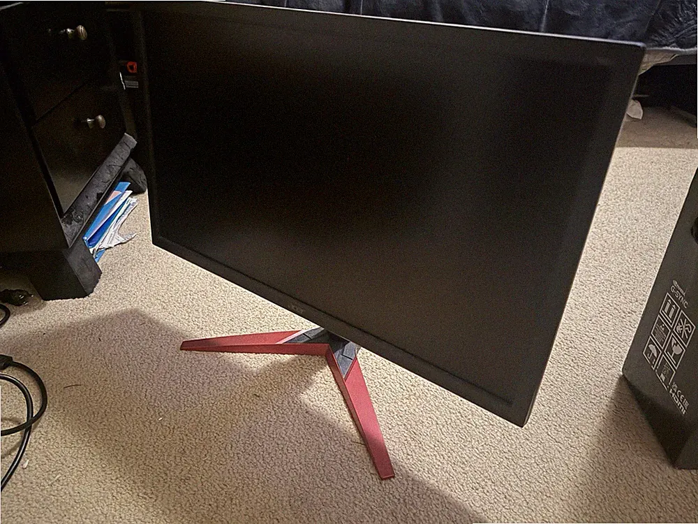 Acer KG271 27in LED Gaming Monitor 144Hz 1ms 1080p HDMI DP DVI Black/Red