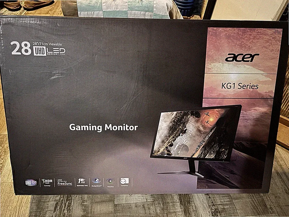 Acer KG281K 28" 4K UHD 60Hz Gaming Monitor – FreeSync Great Condition