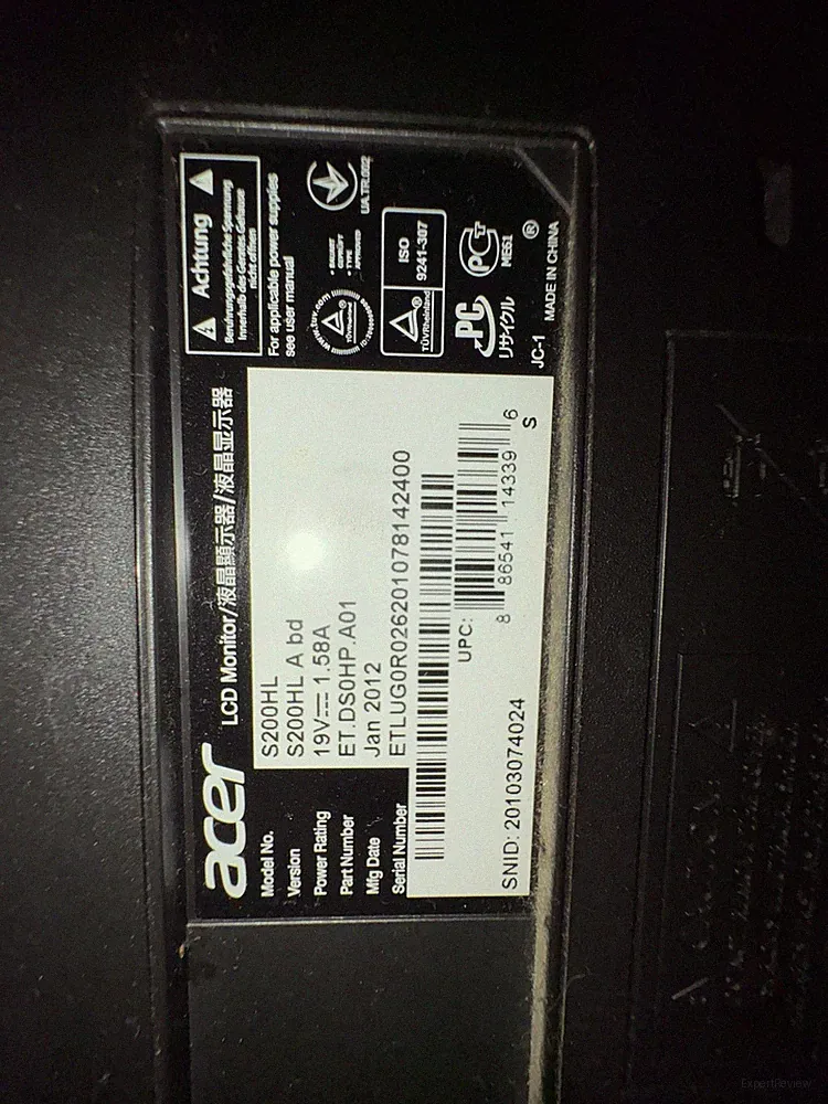 Acer LED Monitor Full HD Display