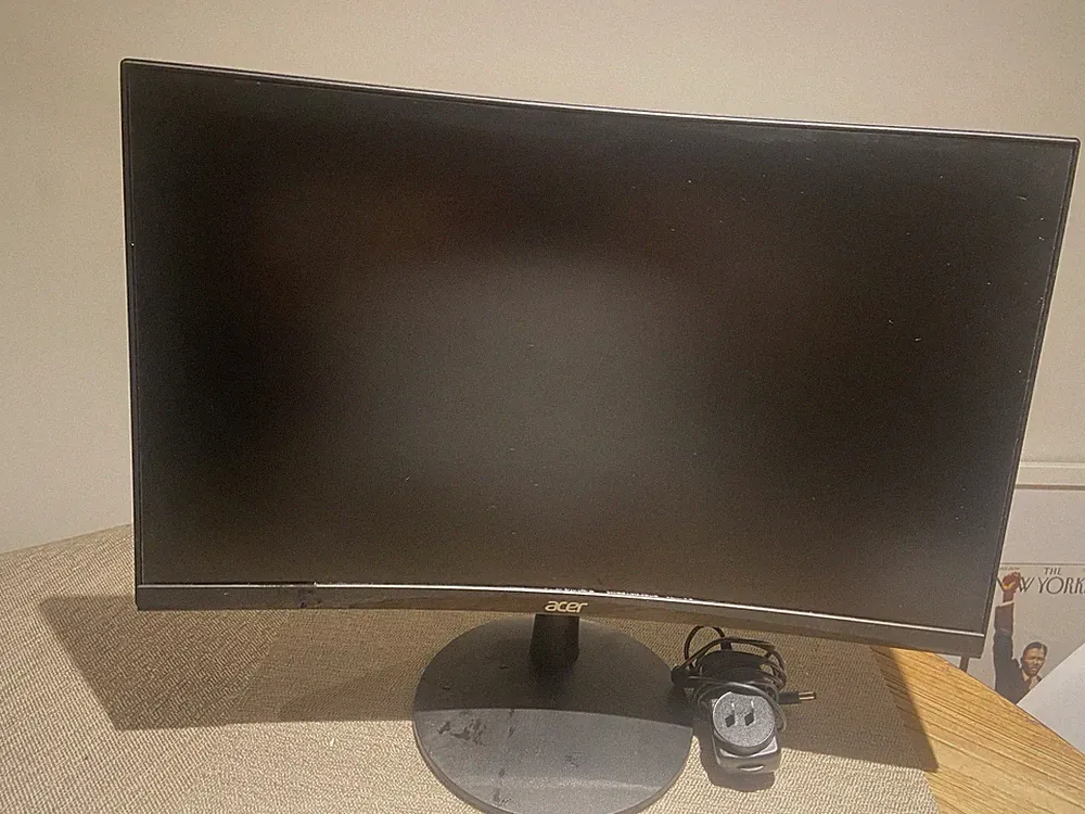 Acer Nitro 165HZ 1080p ED240Q 23.6" Black Full HD Curved Gaming LCD Monitor