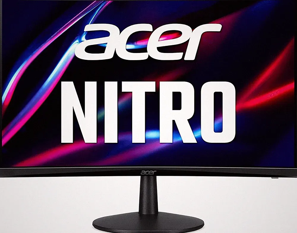 Acer Nitro 23.6" Full HD 1920 x 1080 1500R Curve PC Gaming Monitor AMD FreeSync