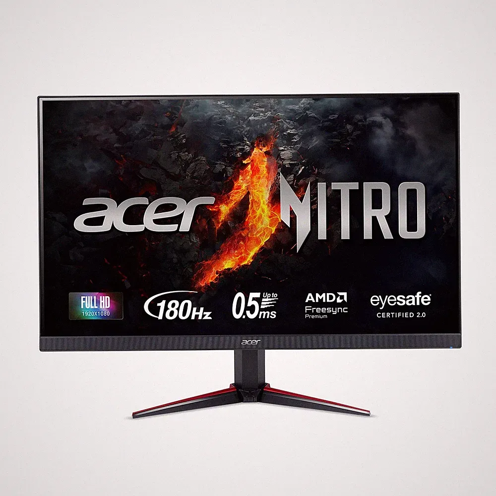 Acer Nitro 23.8 Full HD 1920x1080 180Hz Gaming Monitor IPS VG240Y FreeSync 0.5ms