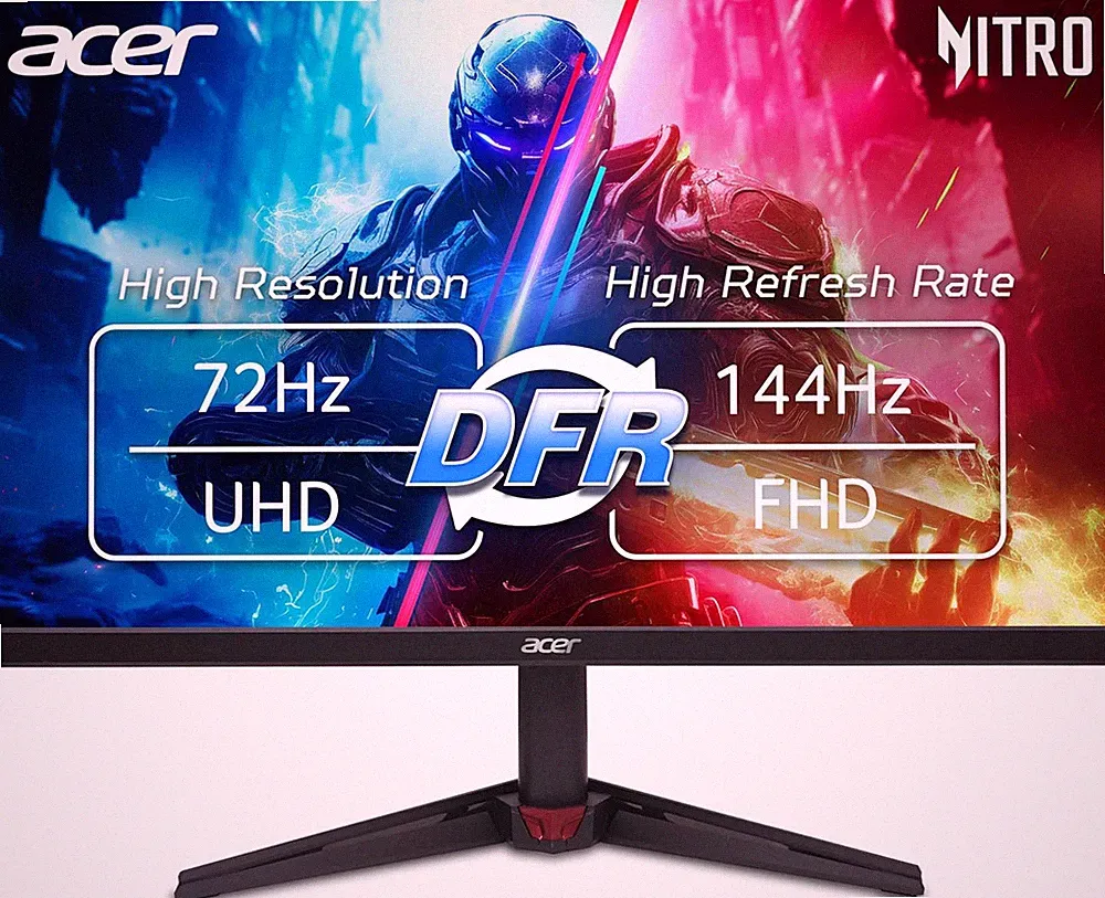 Acer Nitro 27" 4K UHD IPS Gaming Monitor 144Hz FHD 0.5ms HDMI DP VG270K L1 New