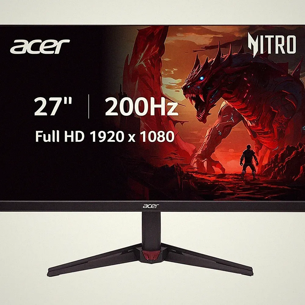 Acer Nitro 27 IPS Gaming Monitor 200Hz 0.5ms FreeSync UMHV0AA01 Full HD