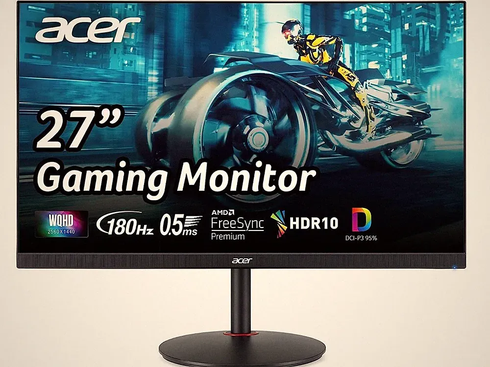 Acer Nitro 27" QHD 2K 1440P 180Hz IPS AMD FreeSync (AMD Adaptive Sync) Gaming Co