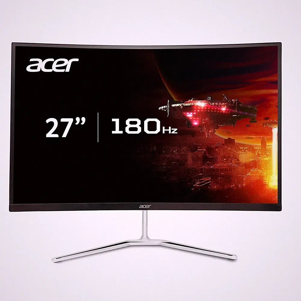 Acer Nitro 27in QHD 2560x1440 Curved 180Hz Gaming Monitor EDA270U Pbmiipx