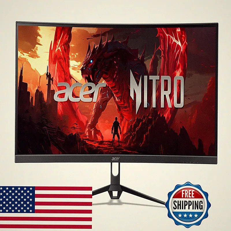 Acer Nitro 29.5 Uwfhd 2560 X 1080 1800R Curved Gaming Monitor Amd Freesync