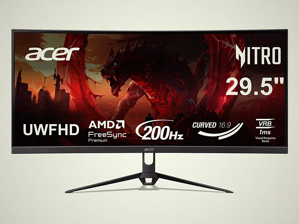 Acer Nitro 29 inch (29.5" viewable) Ultrawide Full HD 1080P 200hz with AMD