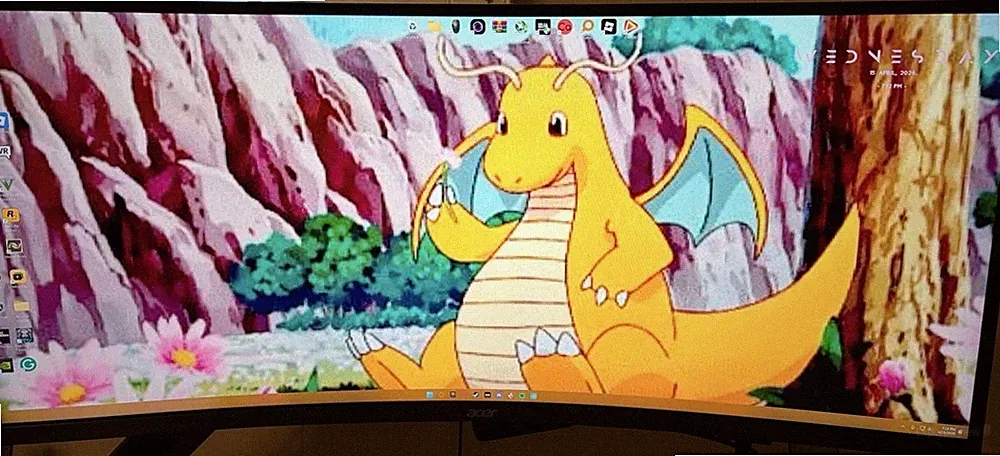 ACER NITRO 34” EDA343CUR V3bmiippx and MONITOR ARM COMBO