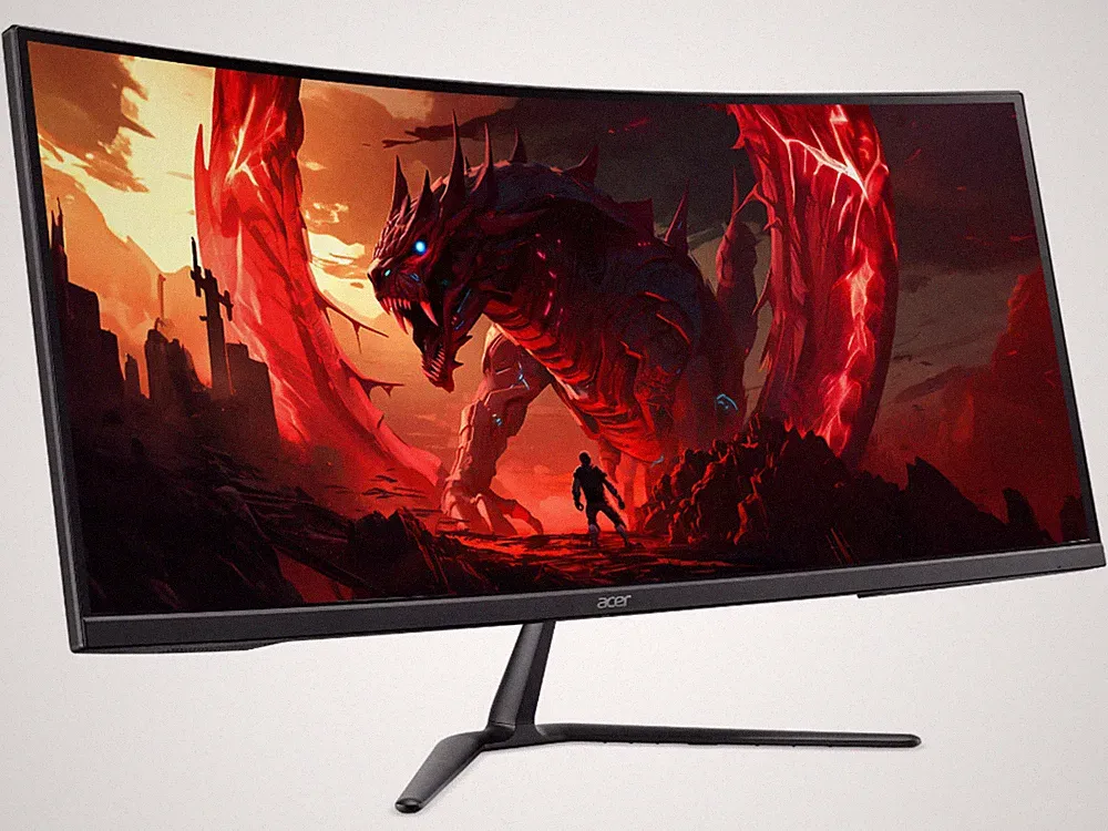 Acer Nitro 34 inch UltraWide QHD 2K 1440P 120Hz AMD FreeSync Premium 120Hz 1ms