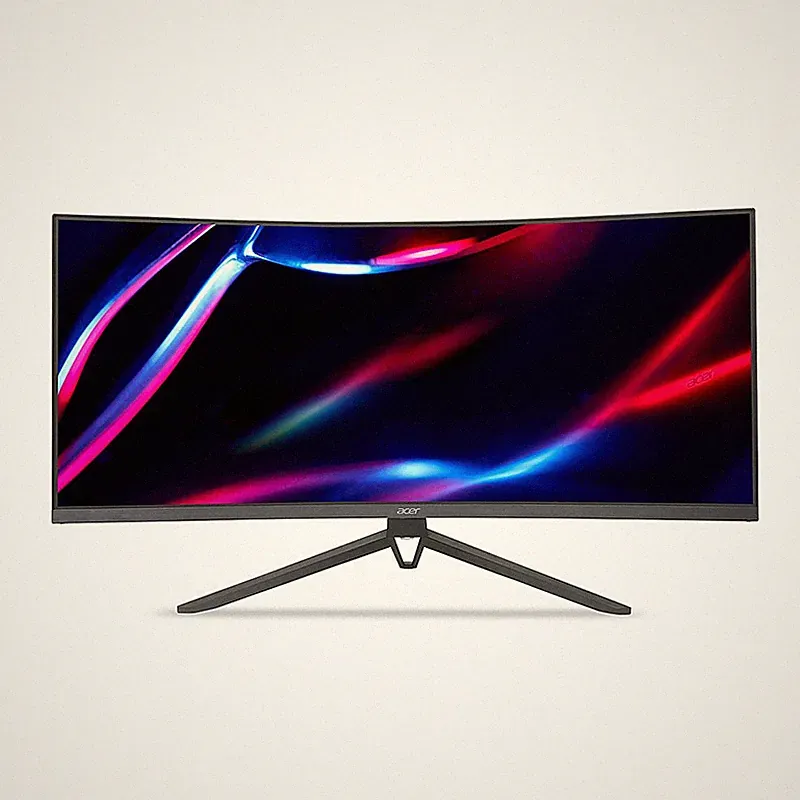 Acer Nitro 34" Ultrawide QHD LED Curved Gaming Monitor Black 1ms 165Hz ED343CUR