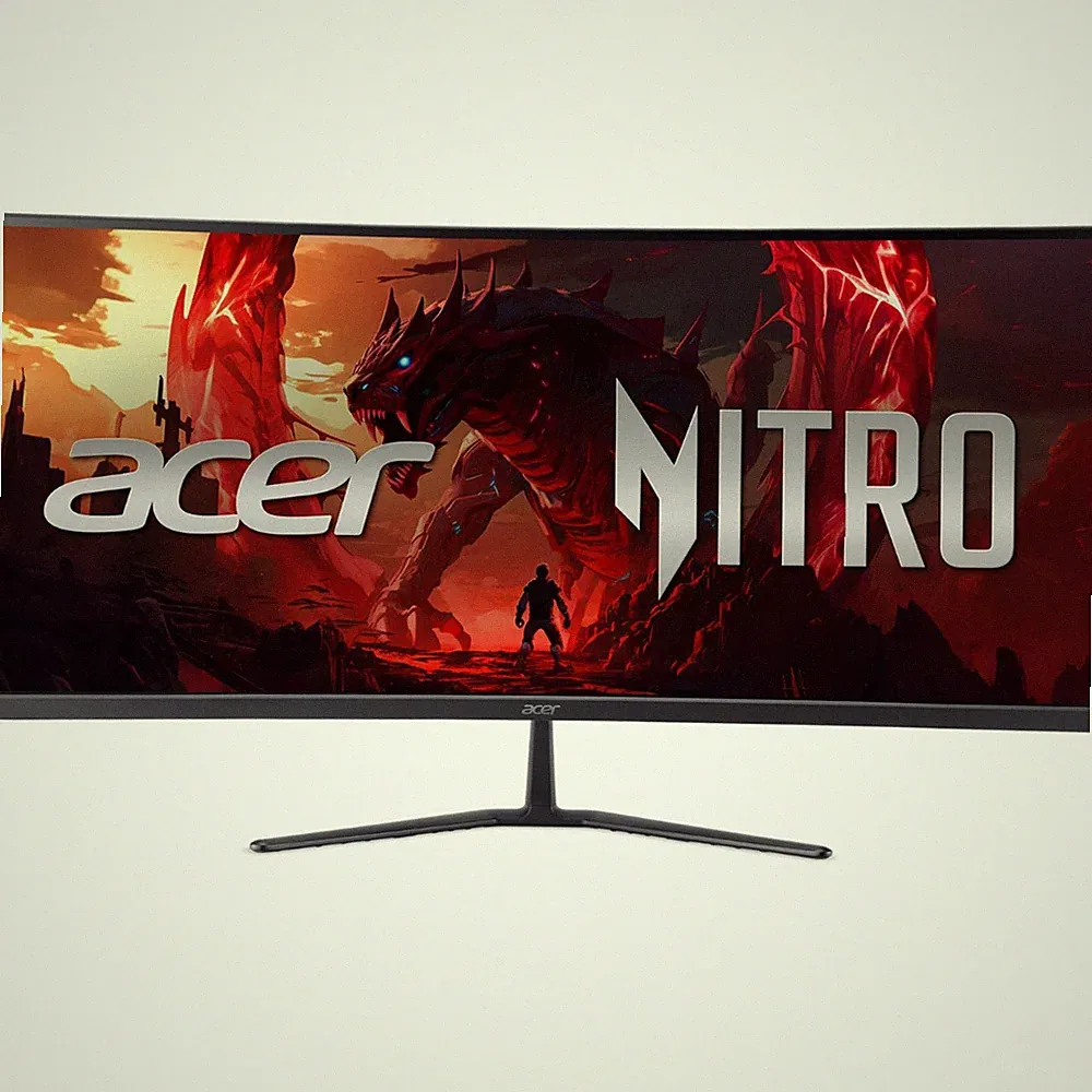 Acer Nitro ED340CUR J0biip 34" UWQHD 1ms 120 Hz Anti-glare Curved Gaming Monitor