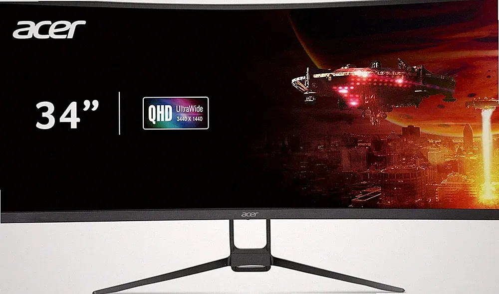 Acer Nitro EDA343 34" Monitor LED Display 180Hz 3440x1440 Refurbished
