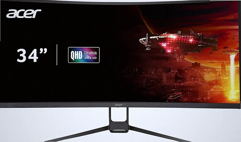 Acer Nitro EDA343CUR Monitor 34" LCD Display 180Hz 3440x1440 Refurbished