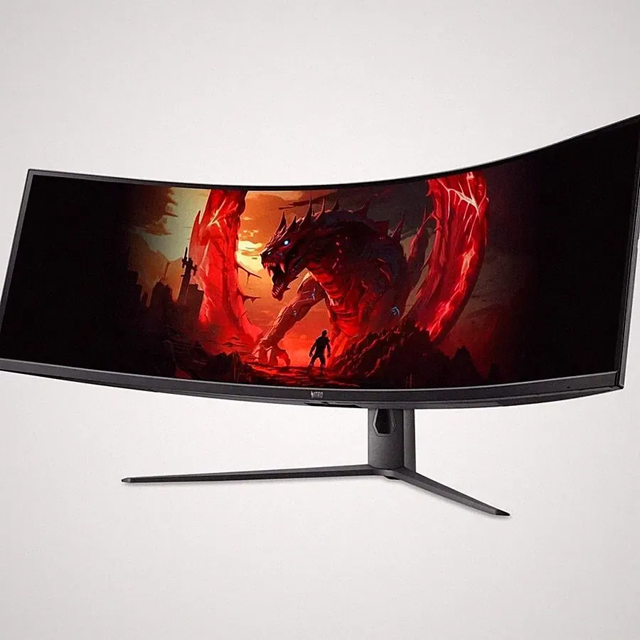 Acer Nitro EI491CUR J0 49" Class Gaming LCD Monitor - 32:9 - Black