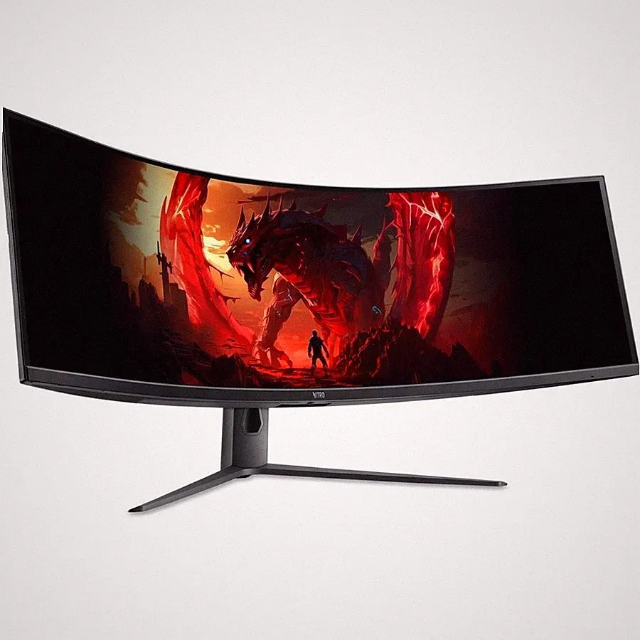 Acer Nitro EI491CUR W3 49" Class Gaming LCD Monitor - 32:9 - Black